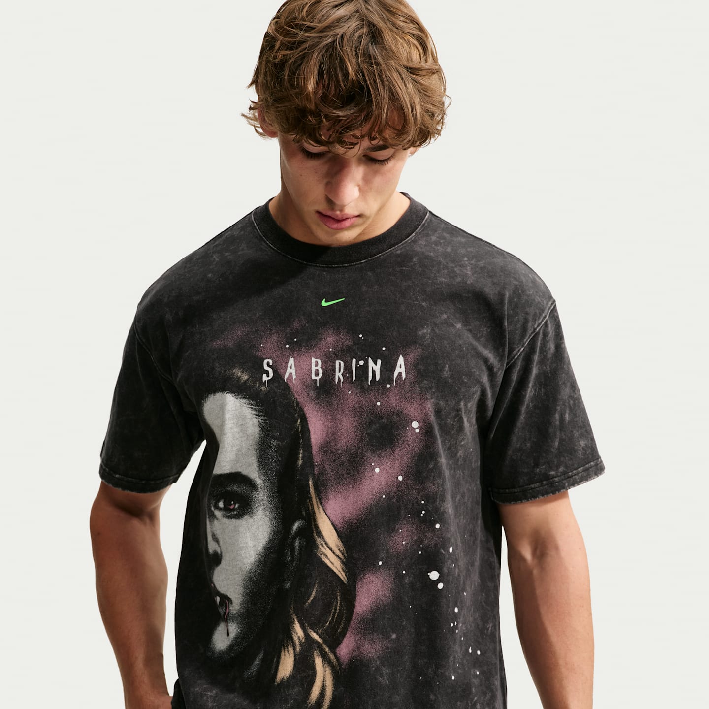 Мужская футболка Nike Sabrina "Halloween" Basketball, цвет: Чёрный — фото 1