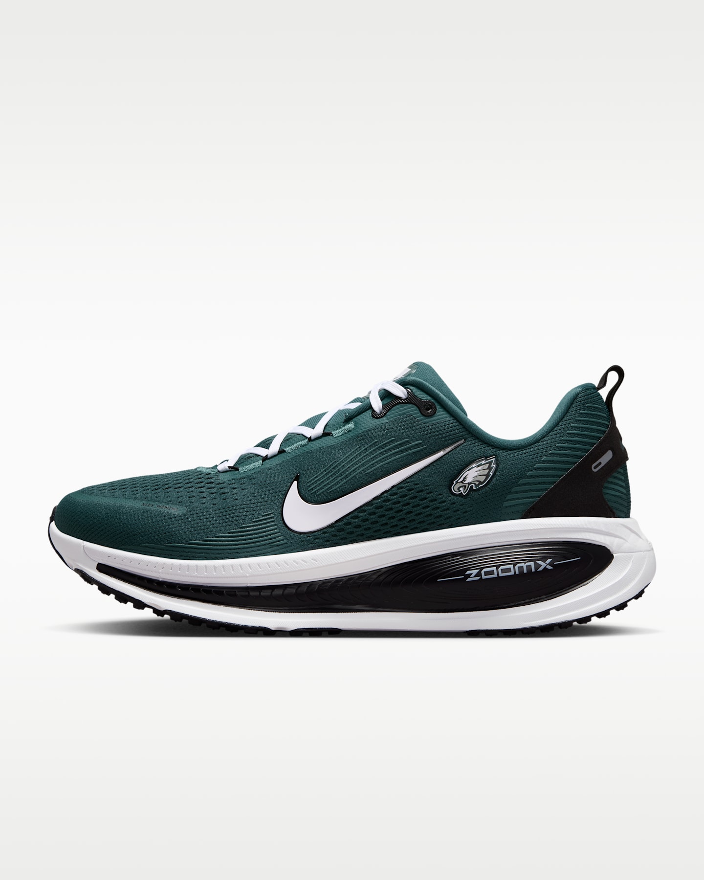 Мужские кроссовки Nike Vomero 18 (Philadelphia Eagles) NFL Road Running, цвет: Бирюзовый / Чёрный — фото 9