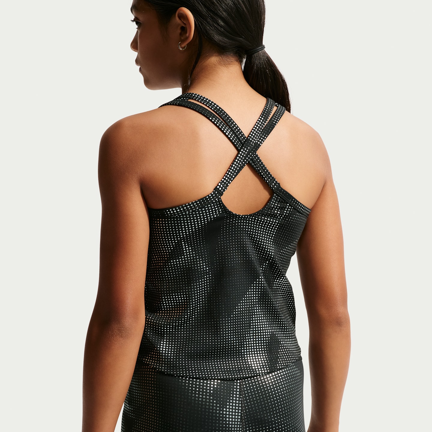 Детская майка для девочек Nike One, цвет: Чёрный — фото 2