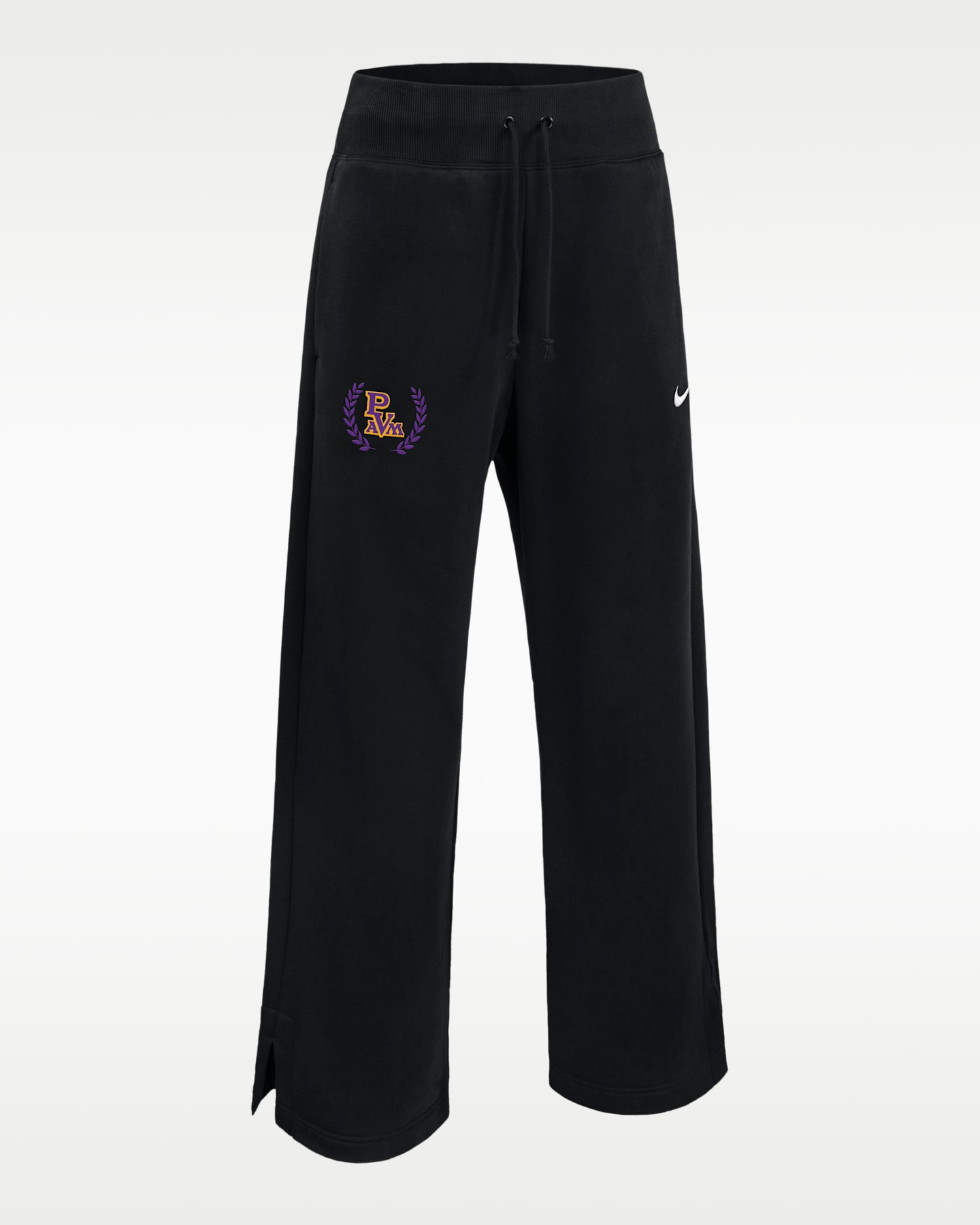 Женские флисовые брюки Nike Phoenix College Prairie View A&M, цвет: Чёрный — фото 2