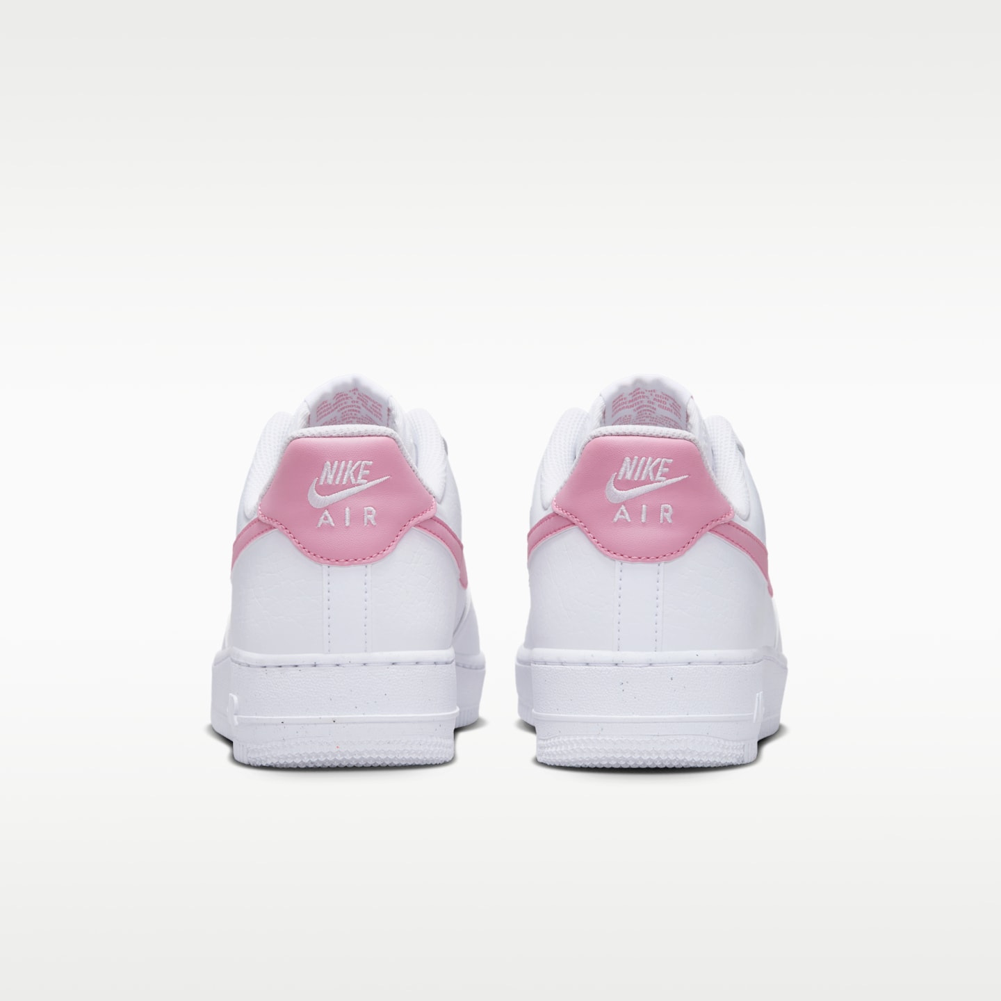 Женские кроссовки Nike Air Force 1 '07 Next Nature, цвет: Белый / Розовый — фото 6