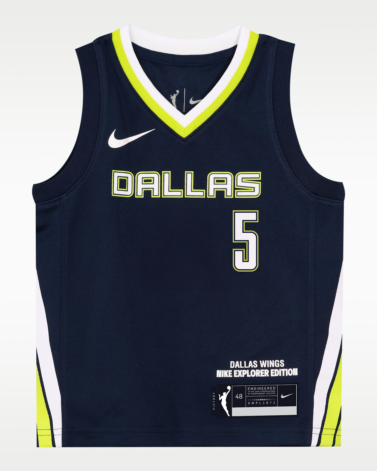 Детский топ Nike Paige Bueckers Dallas Wings Explorer Edition Toddler WNBA Jersey, цвет: Тёмно-синий — фото 3