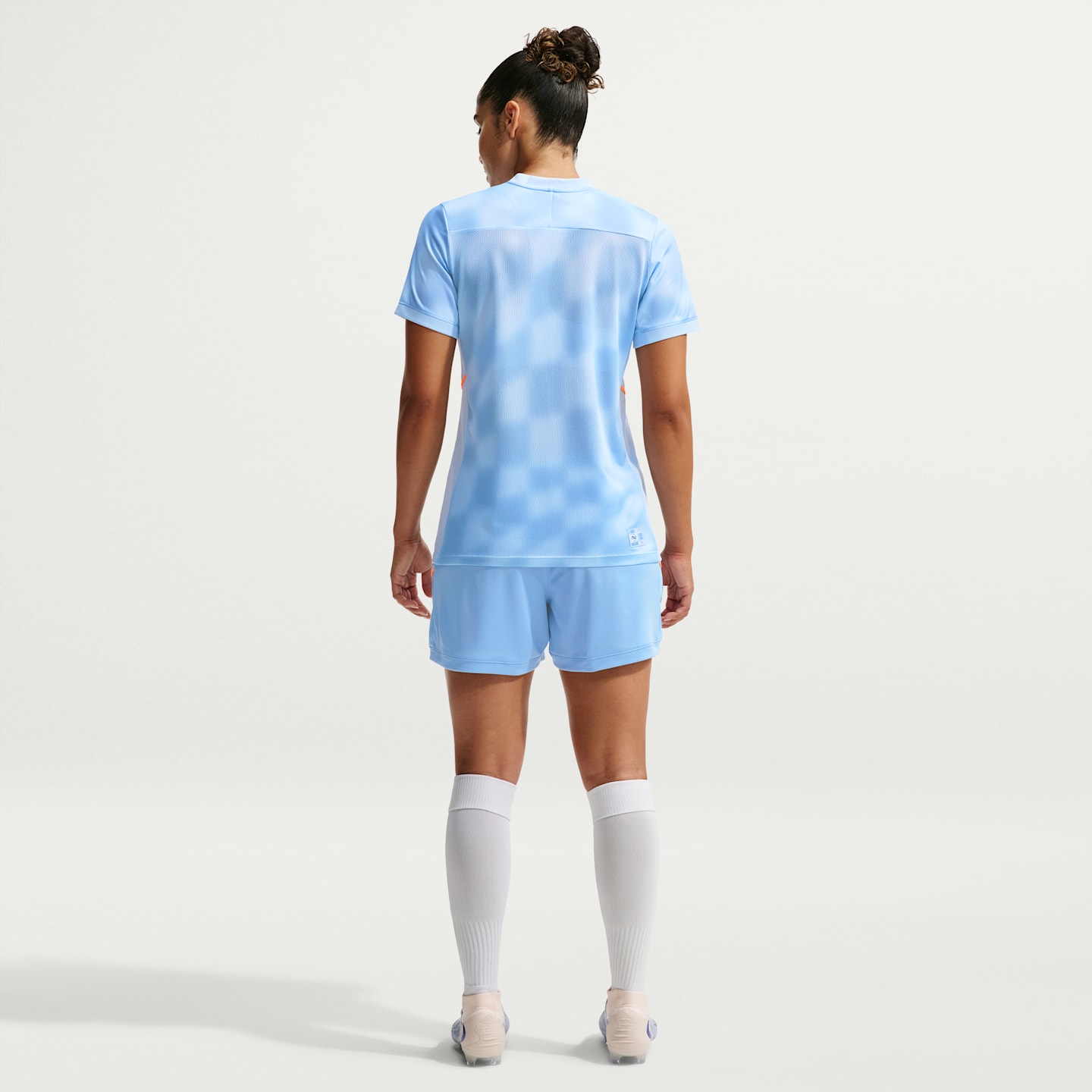 Женский топ Nike United Academy Dri-FIT Soccer, цвет: Синий / Оранжевый — фото 5