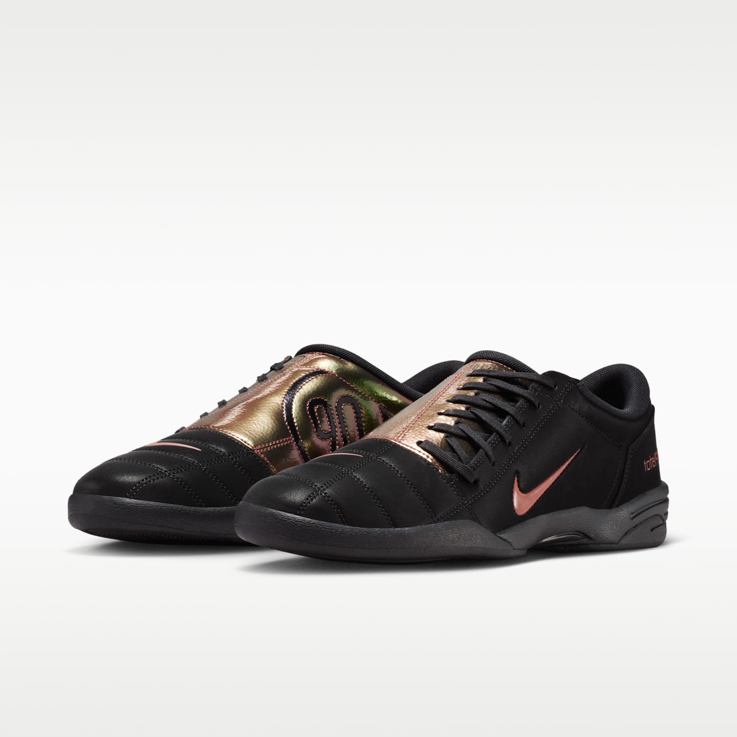 Мужские кроссовки Nike T90 SP, цвет: Чёрный / Красный сепия — фото 5