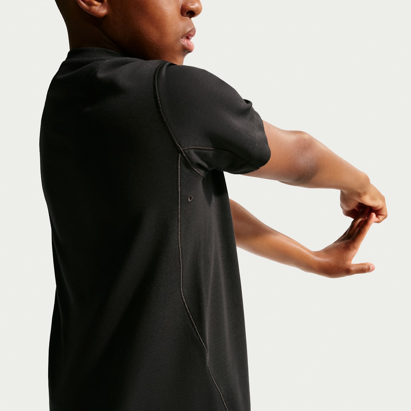 Детский топ Nike Primary Dri-FIT Top, цвет: Чёрный — фото 2