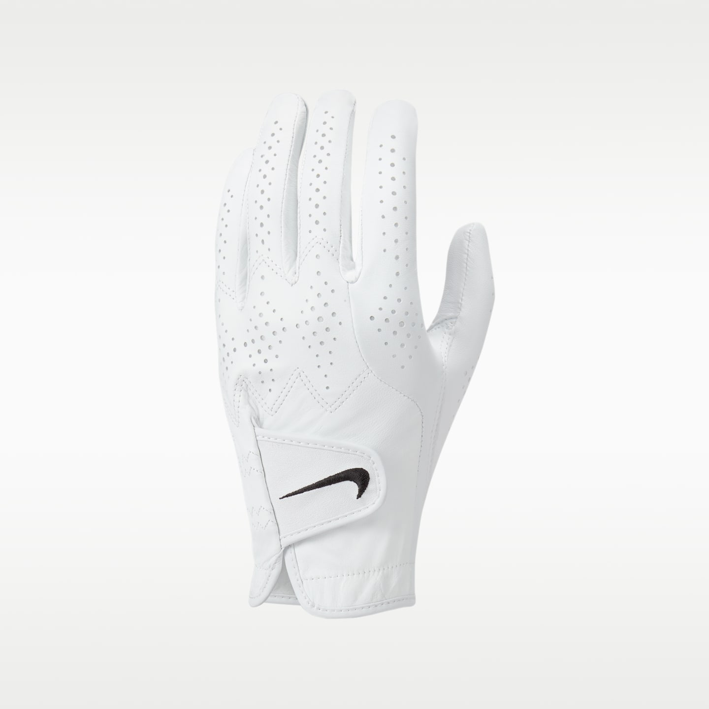 Перчатка для гольфа Nike Tour Classic IV, левая, размер Cadet, цвет: Жемчужный белый / Чёрный — фото 1