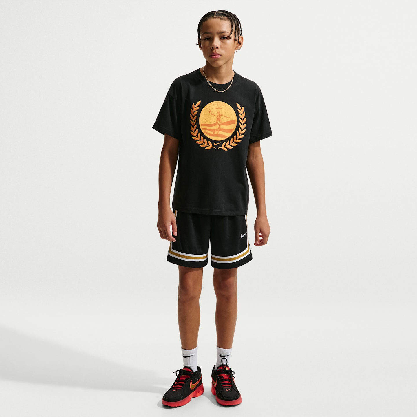 Детская футболка Nike LeBron, цвет: Чёрный — фото 4