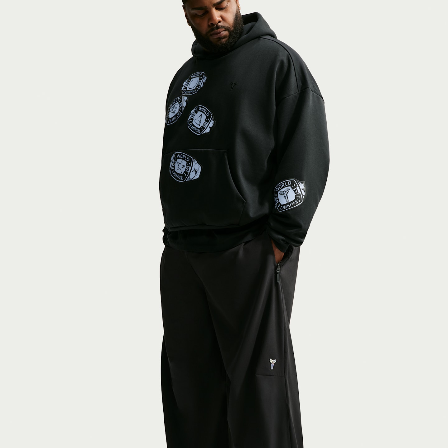 Мужские баскетбольные брюки Nike Kobe, цвет: Чёрный — фото 9