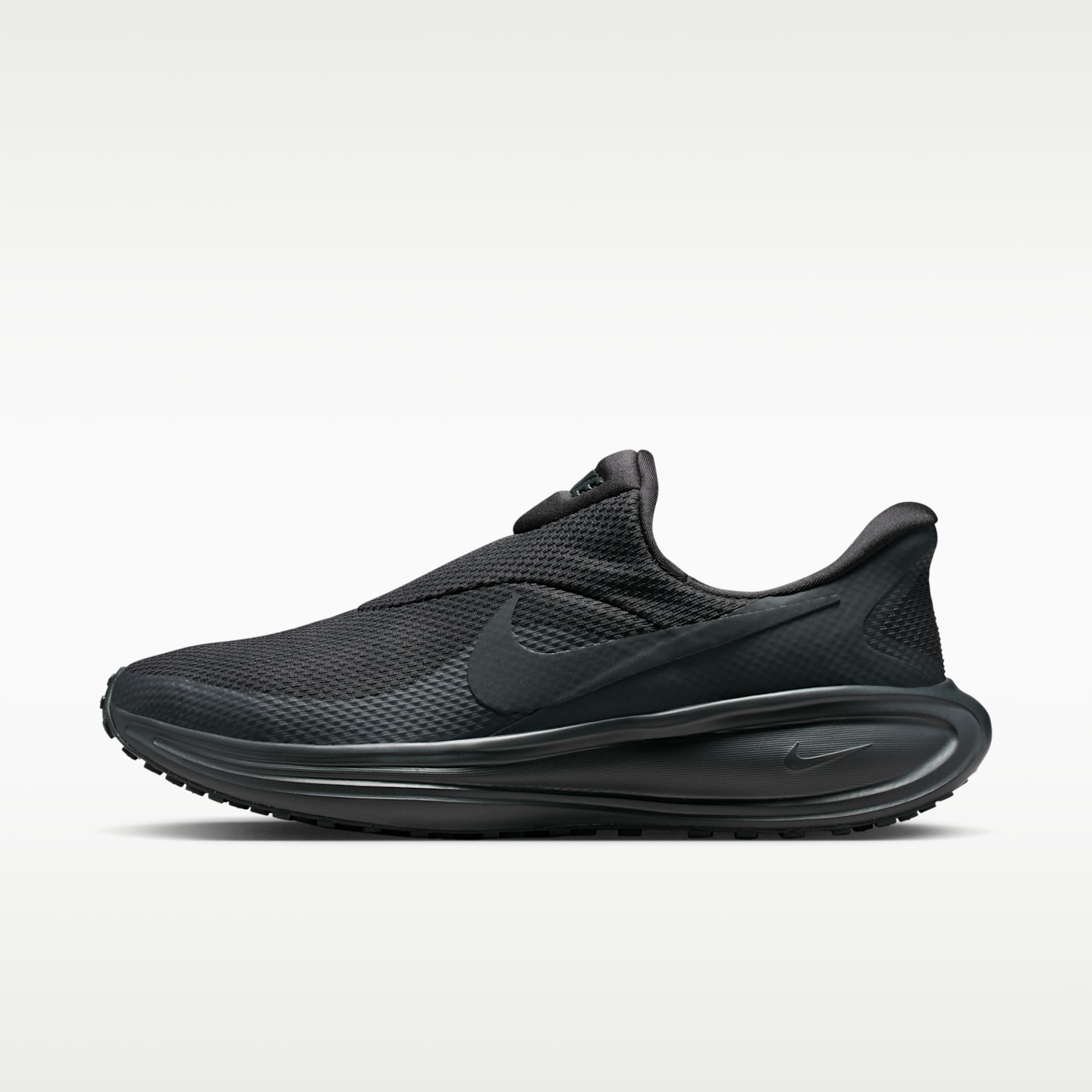 Мужские беговые кроссовки Nike Revolution 8 EasyOn, цвет: Антрацитовый / Чёрный — фото 1
