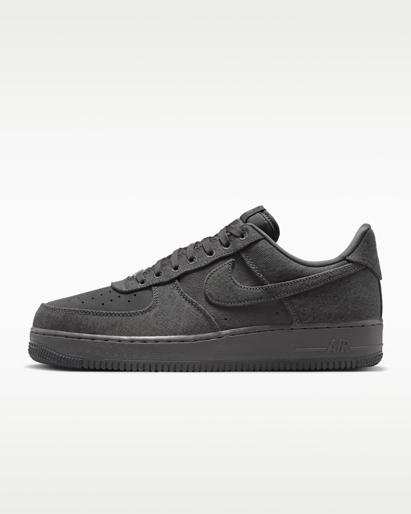 Мужские кроссовки Nike Air Force 1 '07 LV8 Shoes, цвет: Антрацитовый / Пепельный — фото 10