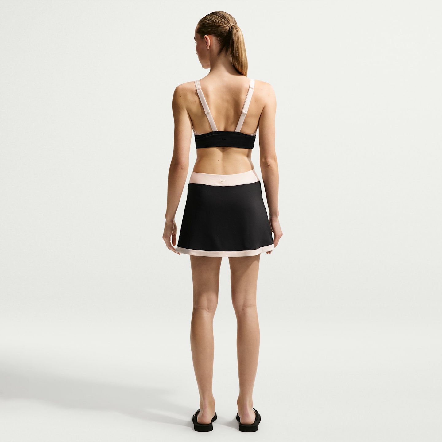 Женская плавательная юбка Nike Swim, цвет: Чёрный — фото 5