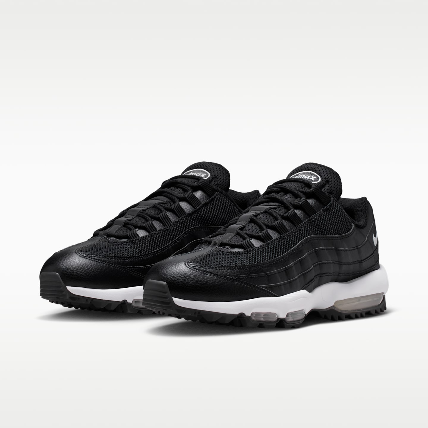 Женские кроссовки Nike Air Max '95 G Golf Shoes, цвет: Чёрный / Антрацитовый — фото 5
