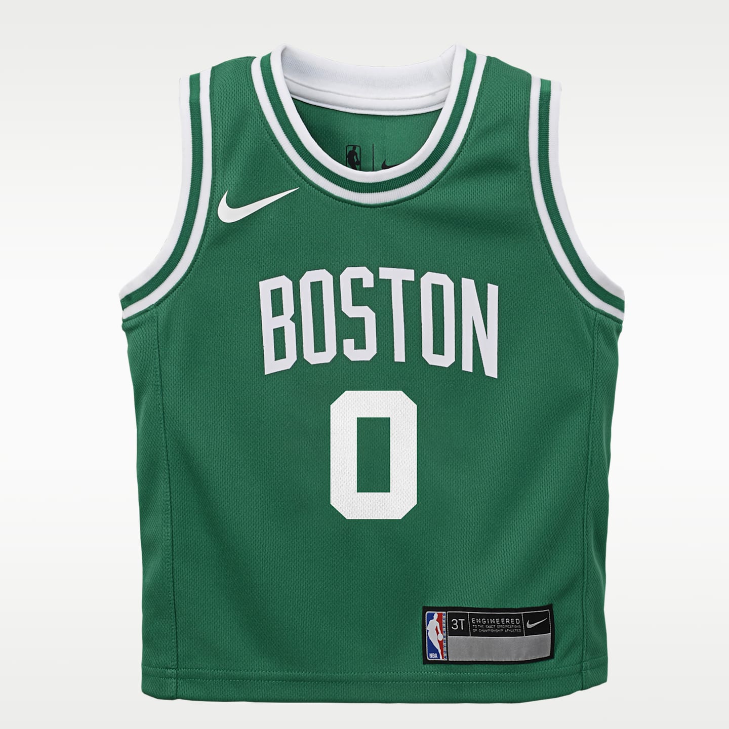 Детский топ Nike Jayson Tatum Boston Celtics Icon Edition NBA Swingman Jersey, цвет: Зелёный / Белый — фото 1