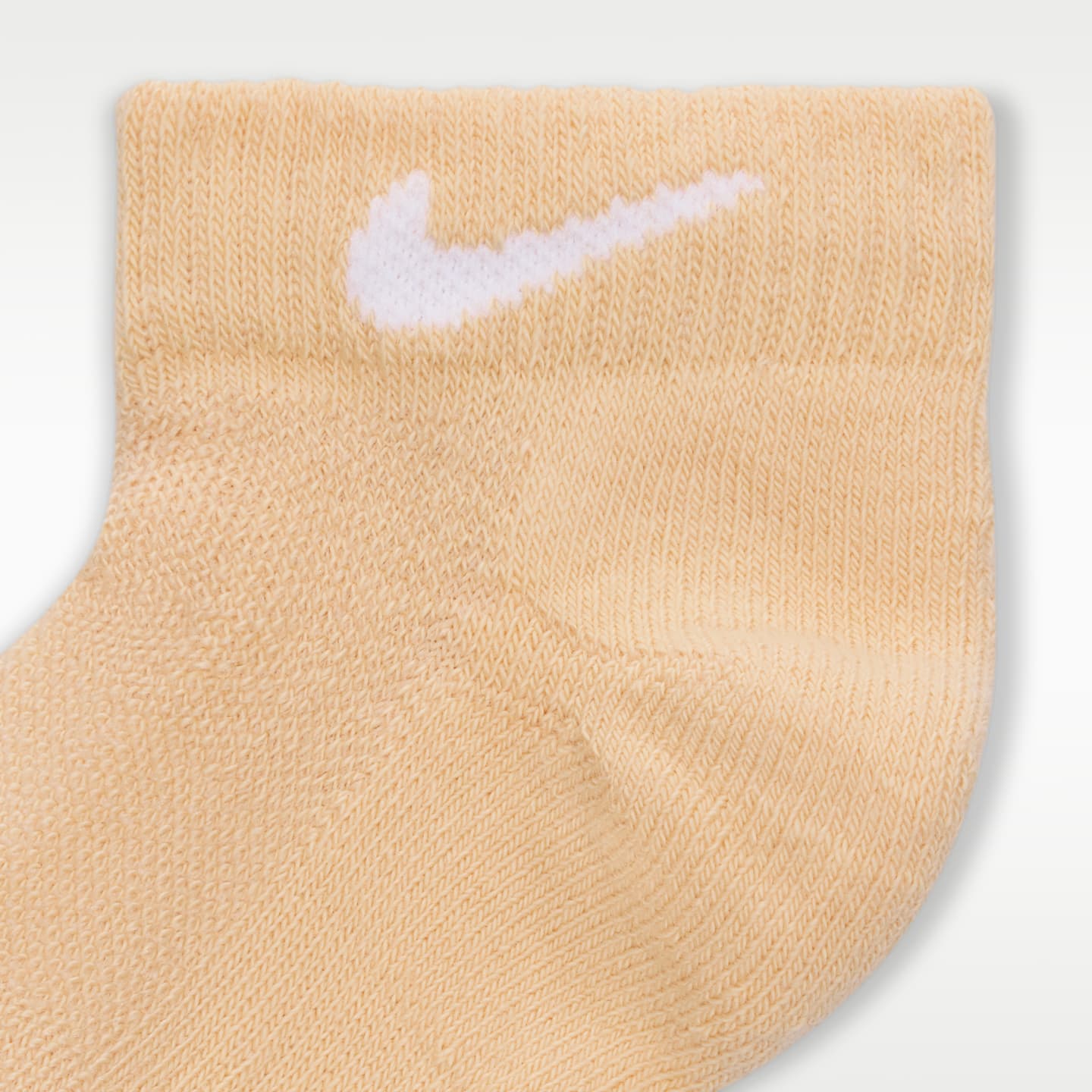 Детские короткие носки Nike Dri-FIT Elevated Everyday, 6 пар, цвет: Оранжевый — фото 4