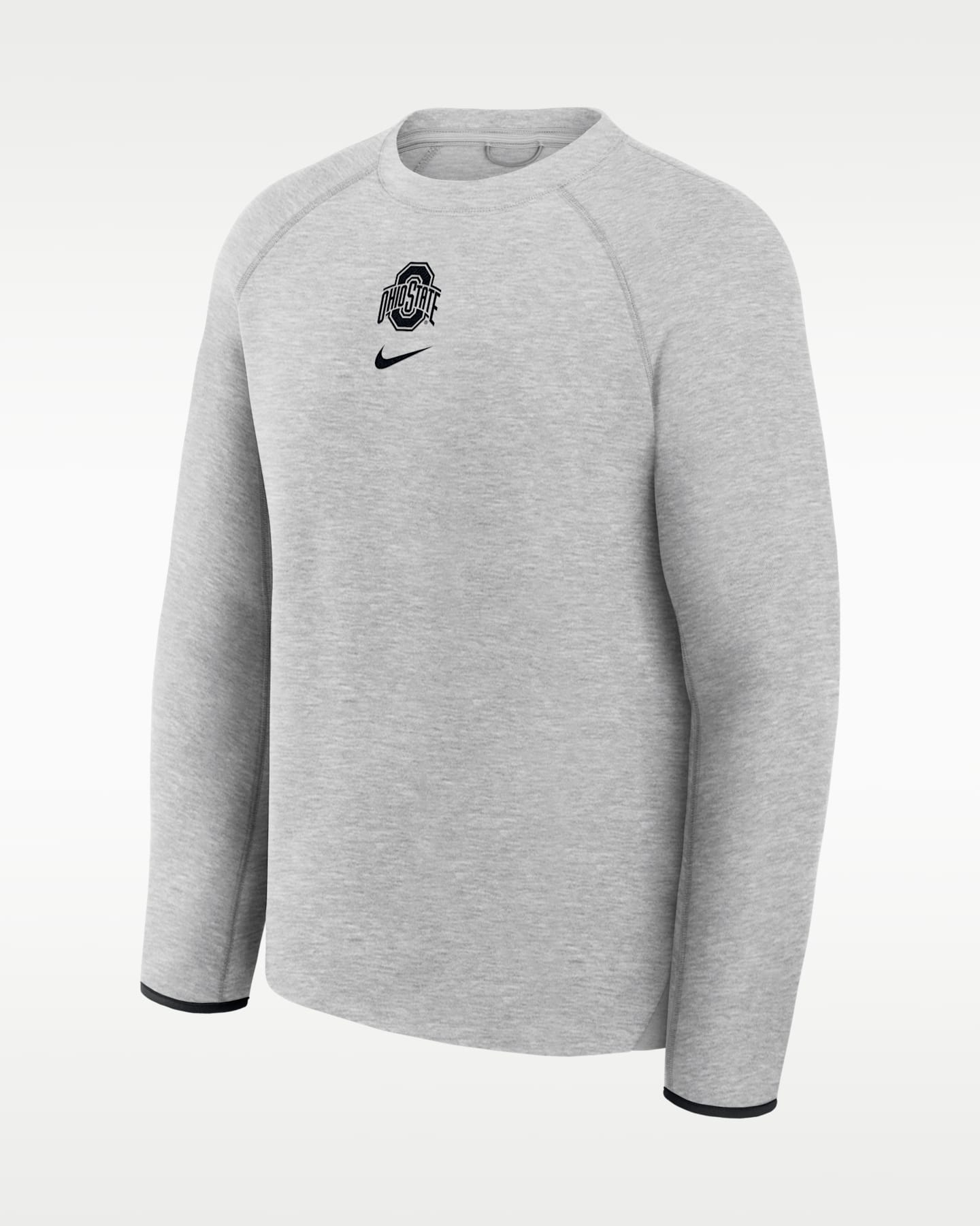 Мужской свитшот Nike Ohio State Tech Fleece, цвет: Серый — фото 3