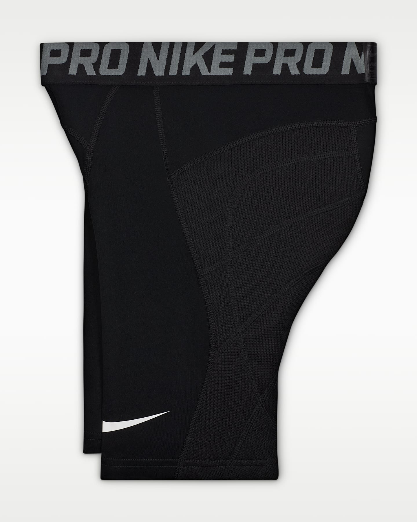Детские шорты Nike Pro Slider, цвет: Чёрный — фото 4