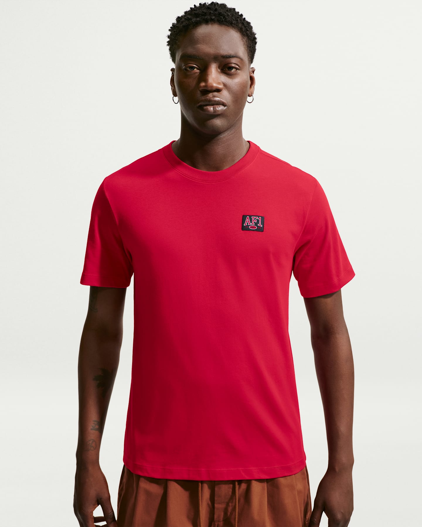 Мужская футболка Nike Sportswear, цвет: Красный — фото 6