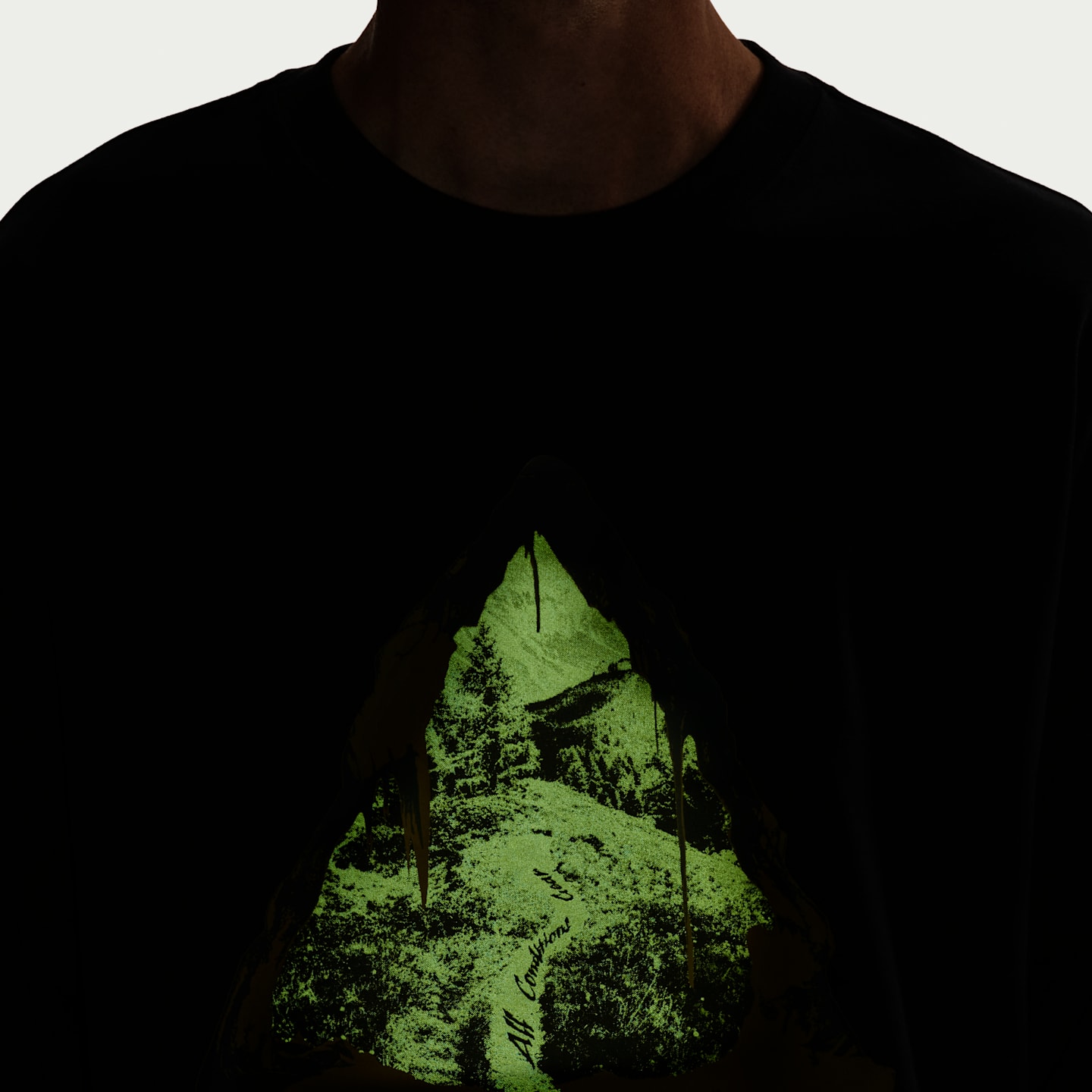 Мужская футболка с длинным рукавом Nike ACG Dri-FIT, цвет: Чёрный — фото 6