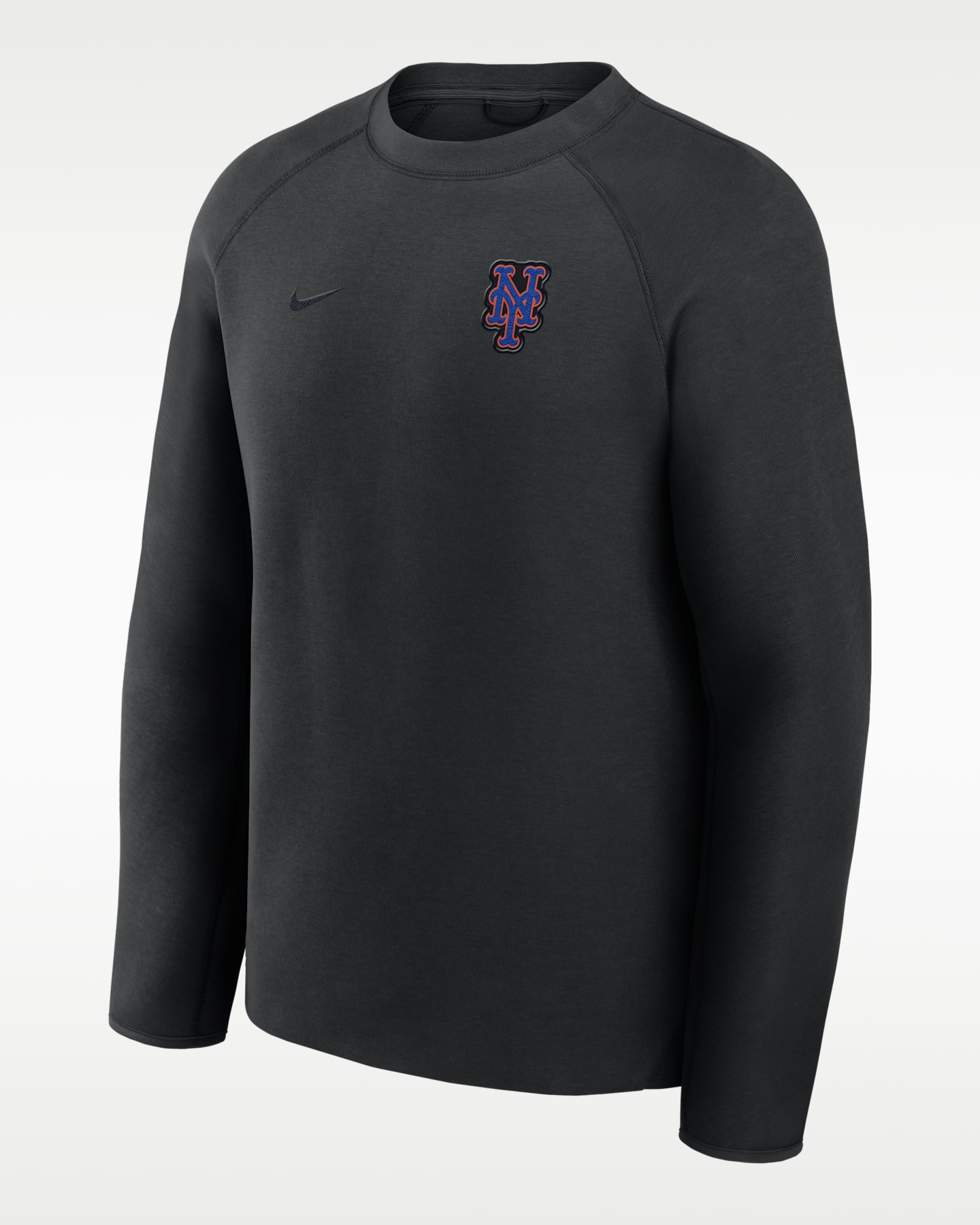 Мужской свитшот Nike MLB New York Mets Tech Fleece, цвет: Чёрный — фото 3