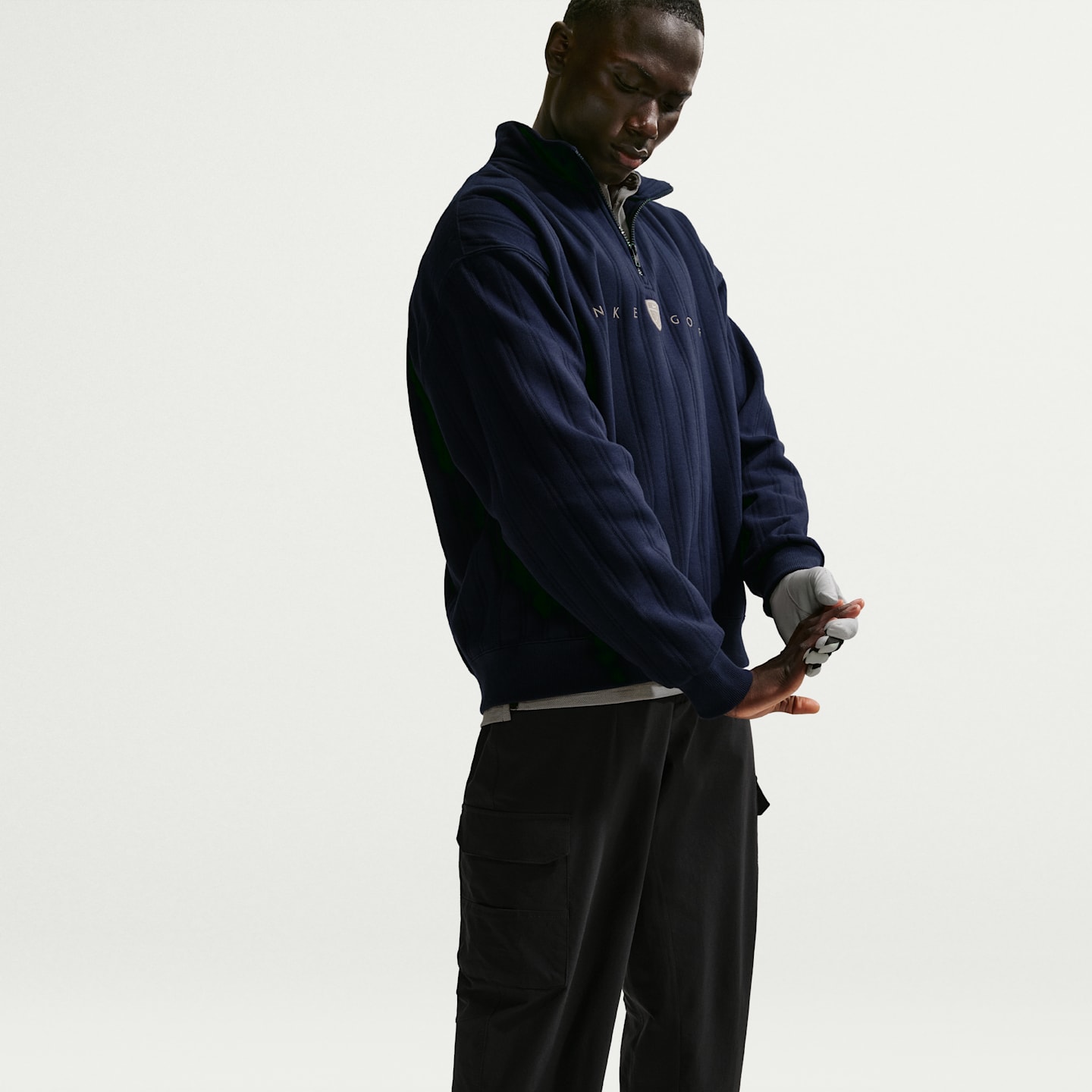 Мужские брюки для гольфа Nike Fairway Fresh Dri-FIT свободного кроя, цвет: Чёрный — фото 4