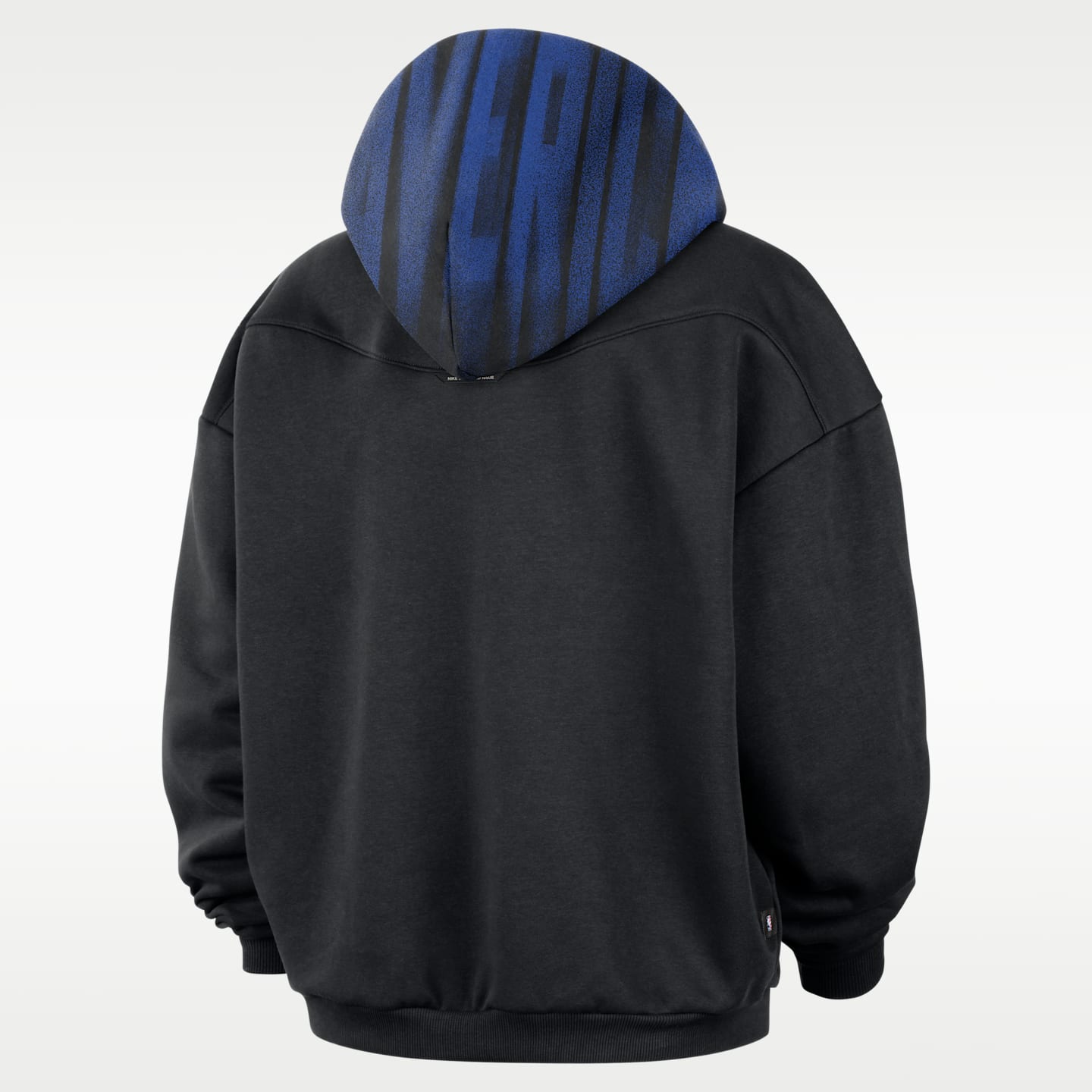 Мужское худи Nike Dallas Mavericks Standard Issue Therma-FIT Fleece Basketball, цвет: Чёрный / Белый — фото 2
