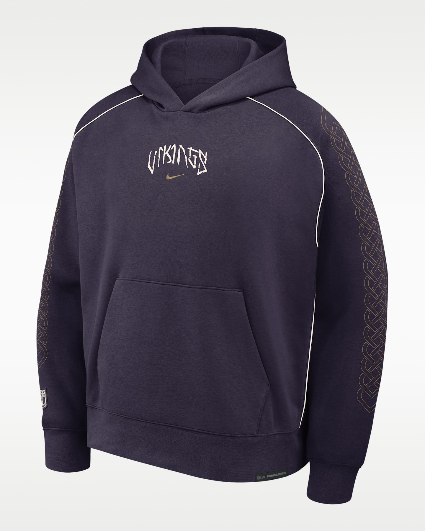 Мужское худи Nike Minnesota Vikings Rivalries Collection Air NFL Pullover, цвет: Фиолетовый — фото 3