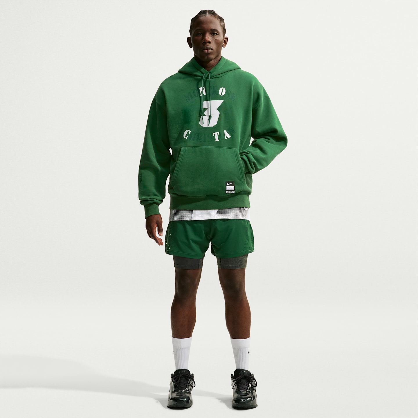 Мужское худи Nike KD x Nocta, цвет: Зелёный — фото 7