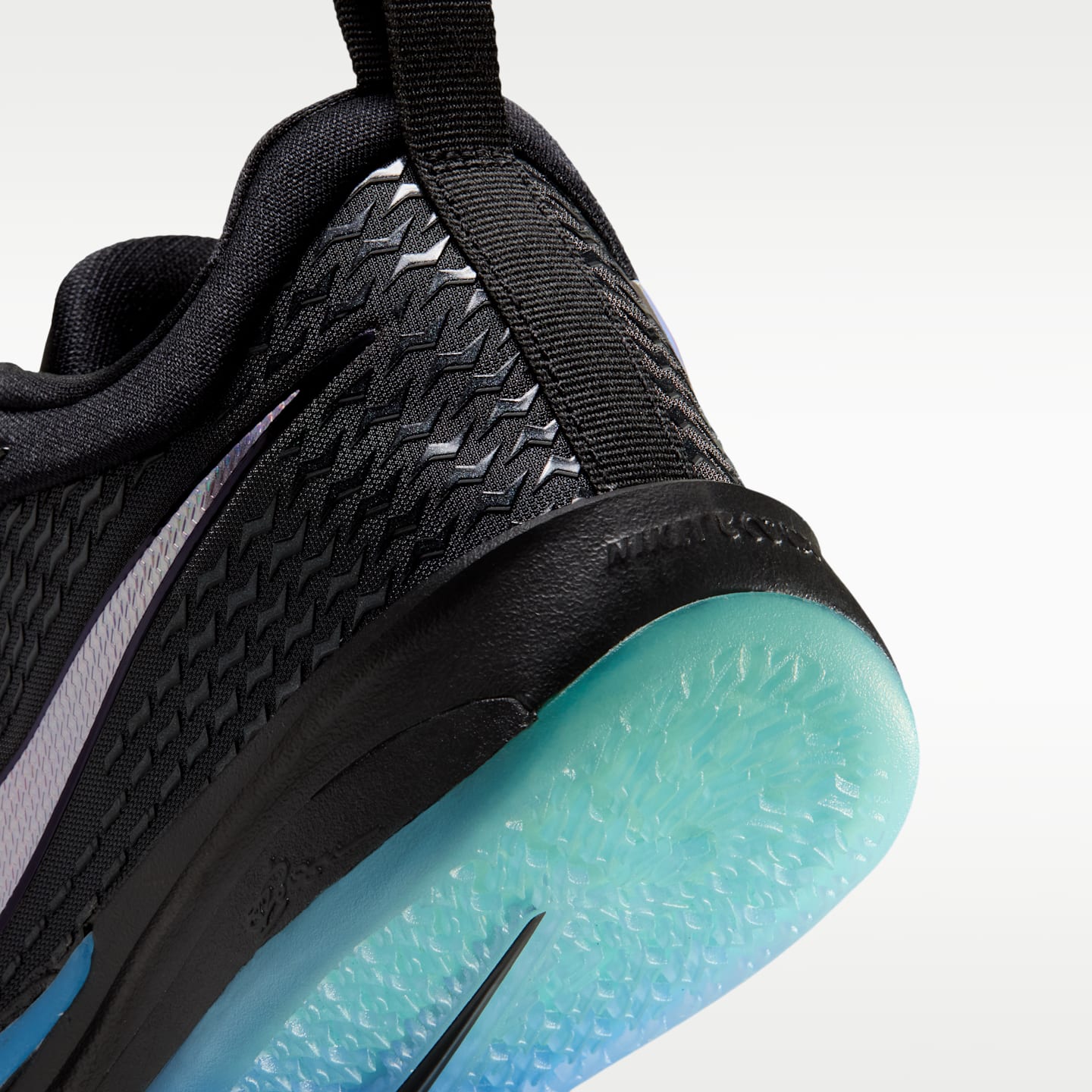 Детские кроссовки Nike Sabrina 4 "Limelight Glow" Little Kids' Basketball, цвет: Чёрный / Синий сияющий — фото 8
