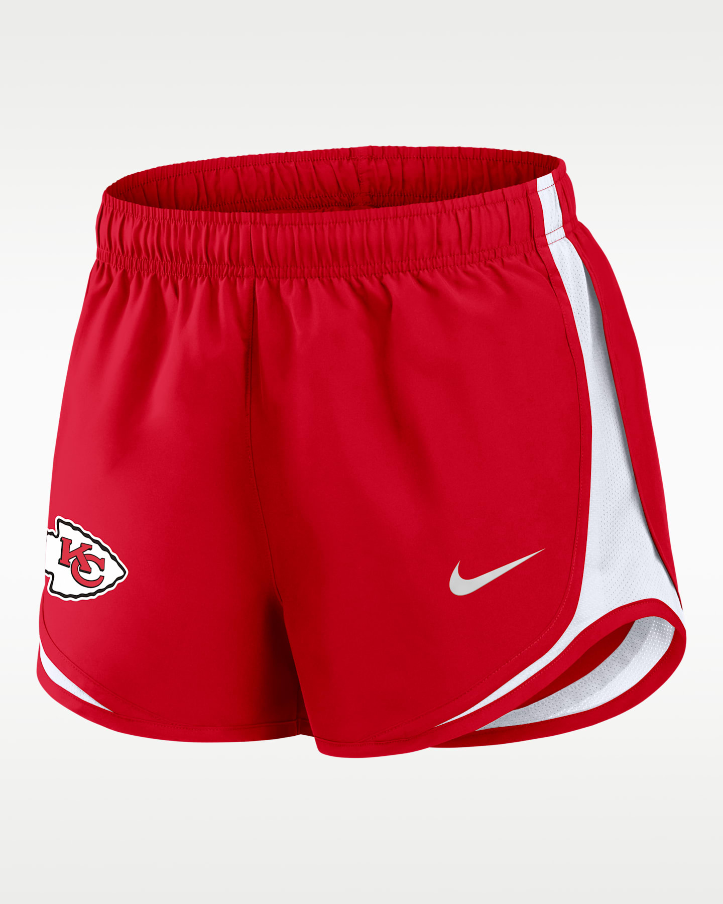 Женские шорты Nike Dri-FIT NFL Kansas City Chiefs Tempo, цвет: Красный / Белый — фото 3