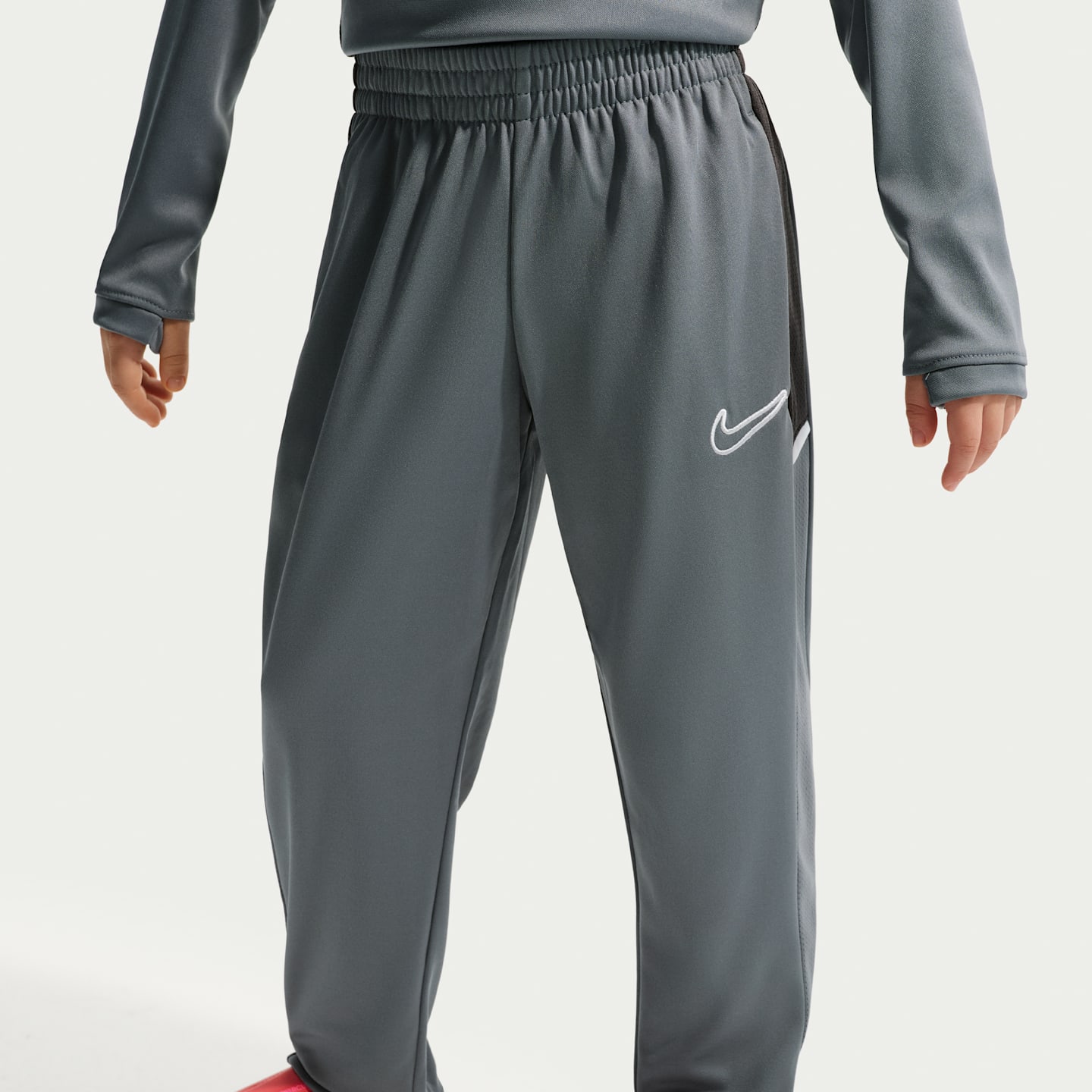 Детские комплекты Nike Dri-FIT Academy Tracksuit, цвет: Холодный серый / Белый — фото 4