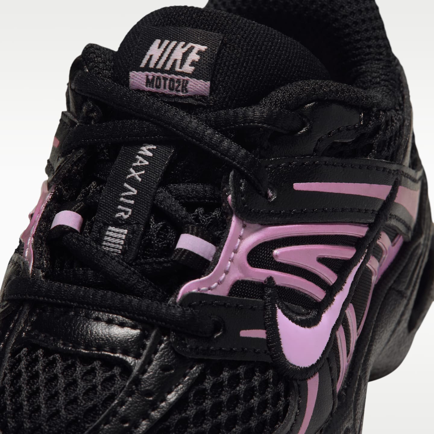 Детские кроссовки Nike Air Max Moto 2K Baby/Toddler, цвет: Чёрный / Розовый — фото 7
