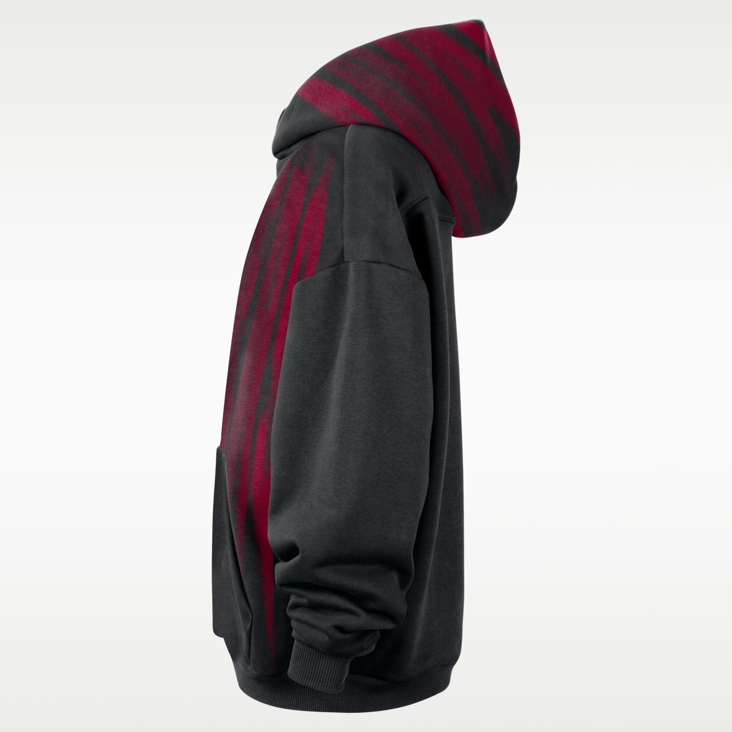 Мужское худи Nike Cleveland Cavaliers Standard Issue Therma-FIT Fleece Basketball, цвет: Чёрный / Белый — фото 3