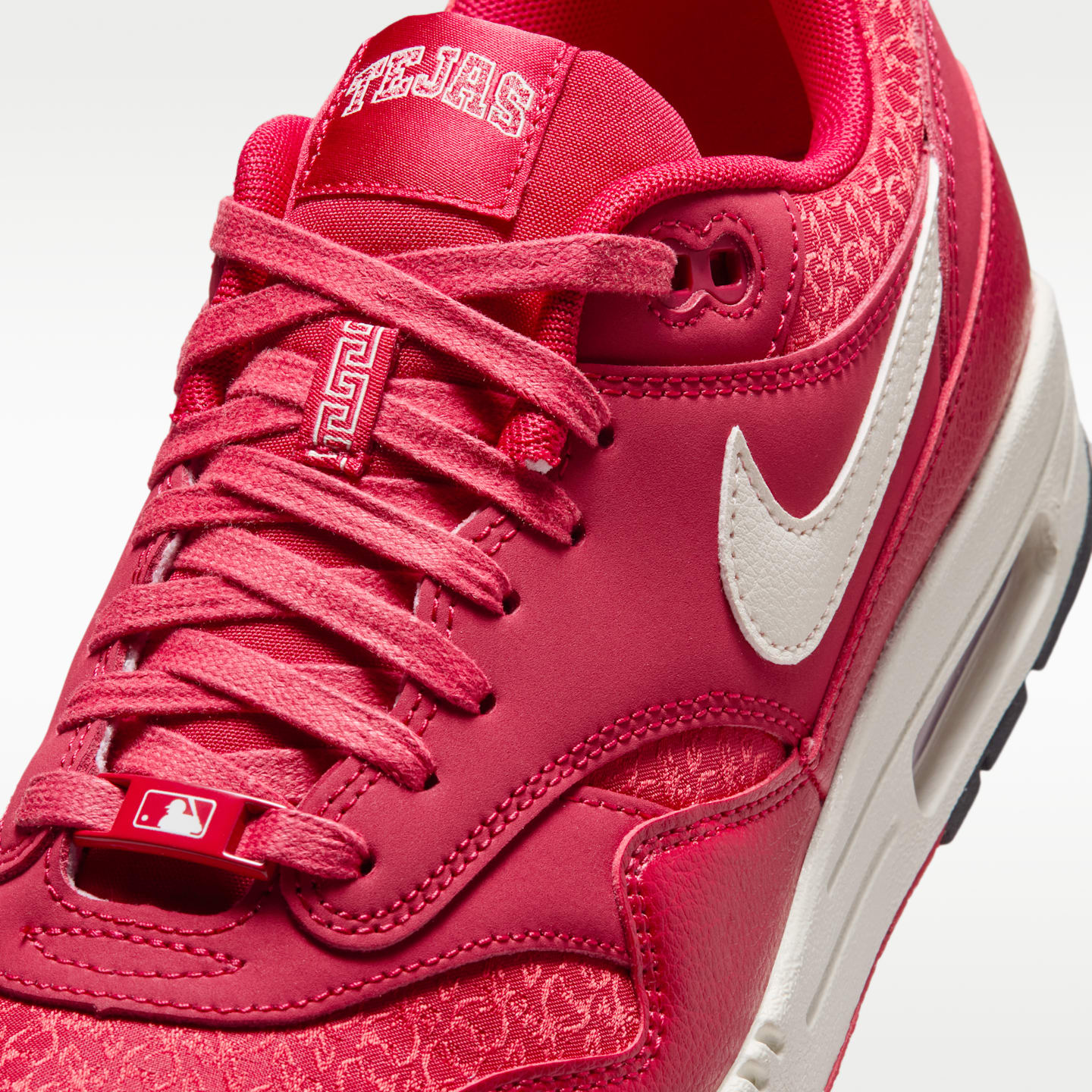 Мужские кроссовки Nike Air Max 1 "Rangers", цвет: Красный / Натуральный — фото 7