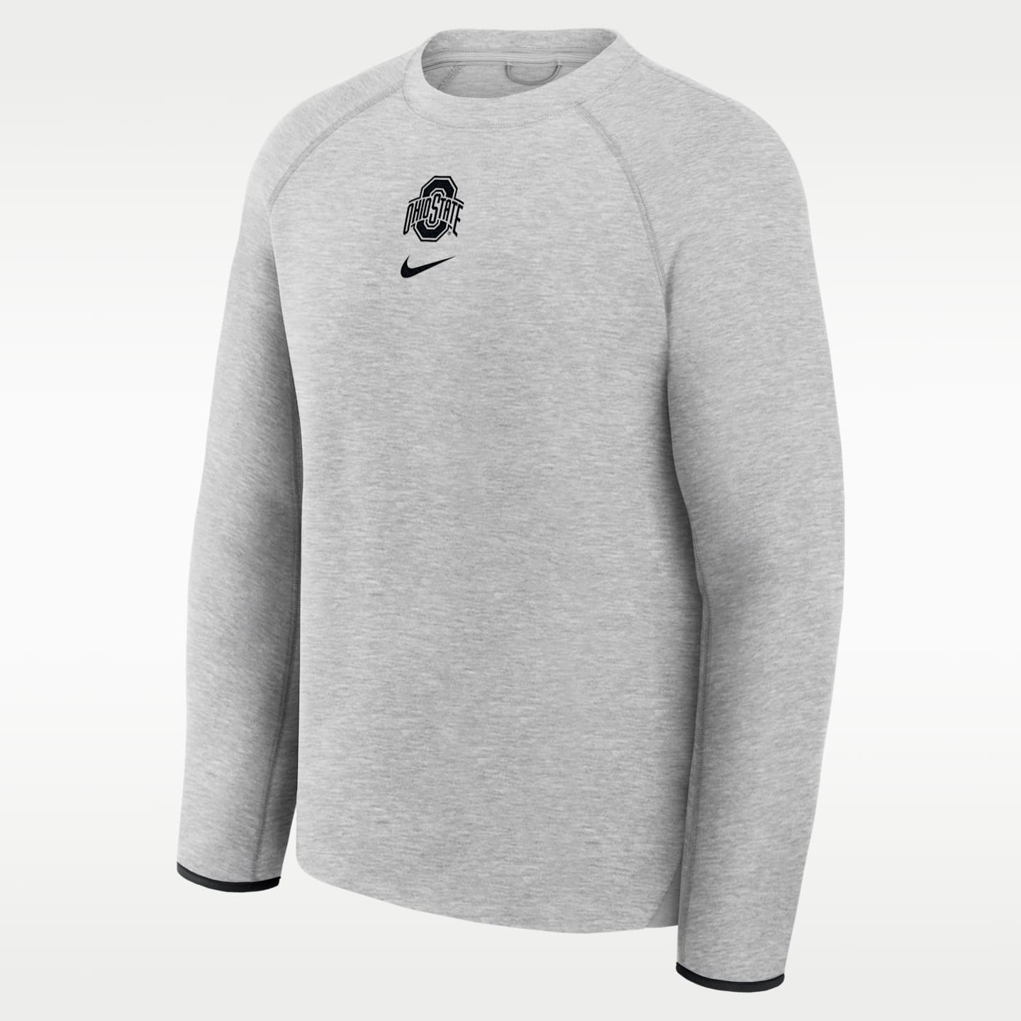 Мужской свитшот Nike Ohio State Tech Fleece, цвет: Серый — фото 1
