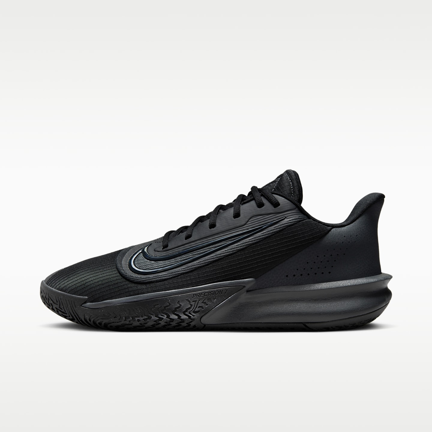 Мужские кроссовки Nike Precision 7 Basketball, цвет: Чёрный / Антрацитовый — фото 1
