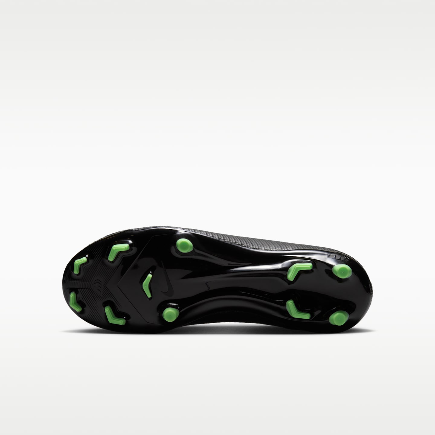 Детские кроссовки Nike Jr. Mercurial Vapor 17 Academy Big Kids' Turf Low-Top Soccer, цвет: Чёрный / Зелёный — фото 2