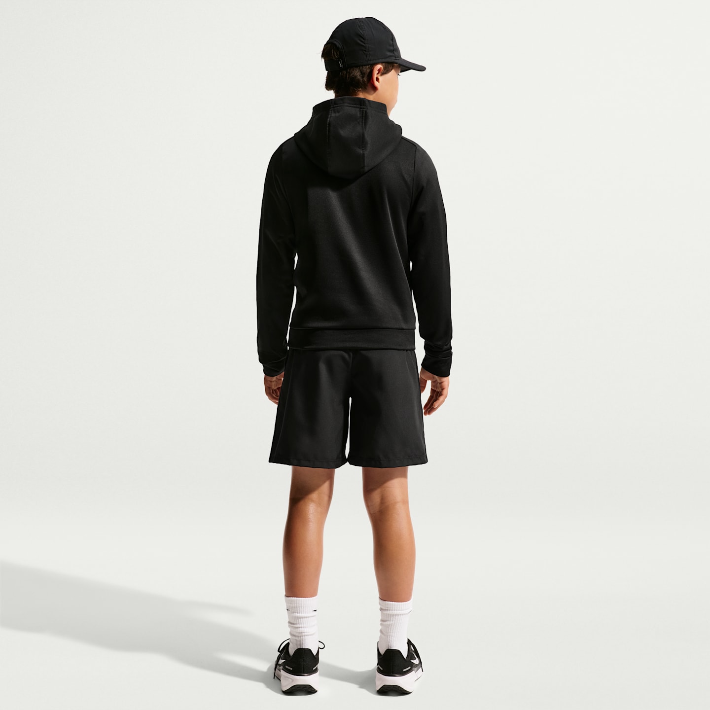 Детское флисовое худи Nike Trophy Therma-FIT для мальчиков, цвет: Чёрный — фото 5