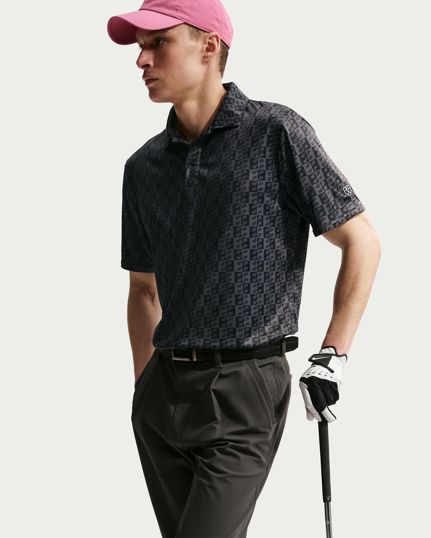 Мужское поло Nike Par Dri-FIT Golf Polo, цвет: Антрацитовый — фото 6