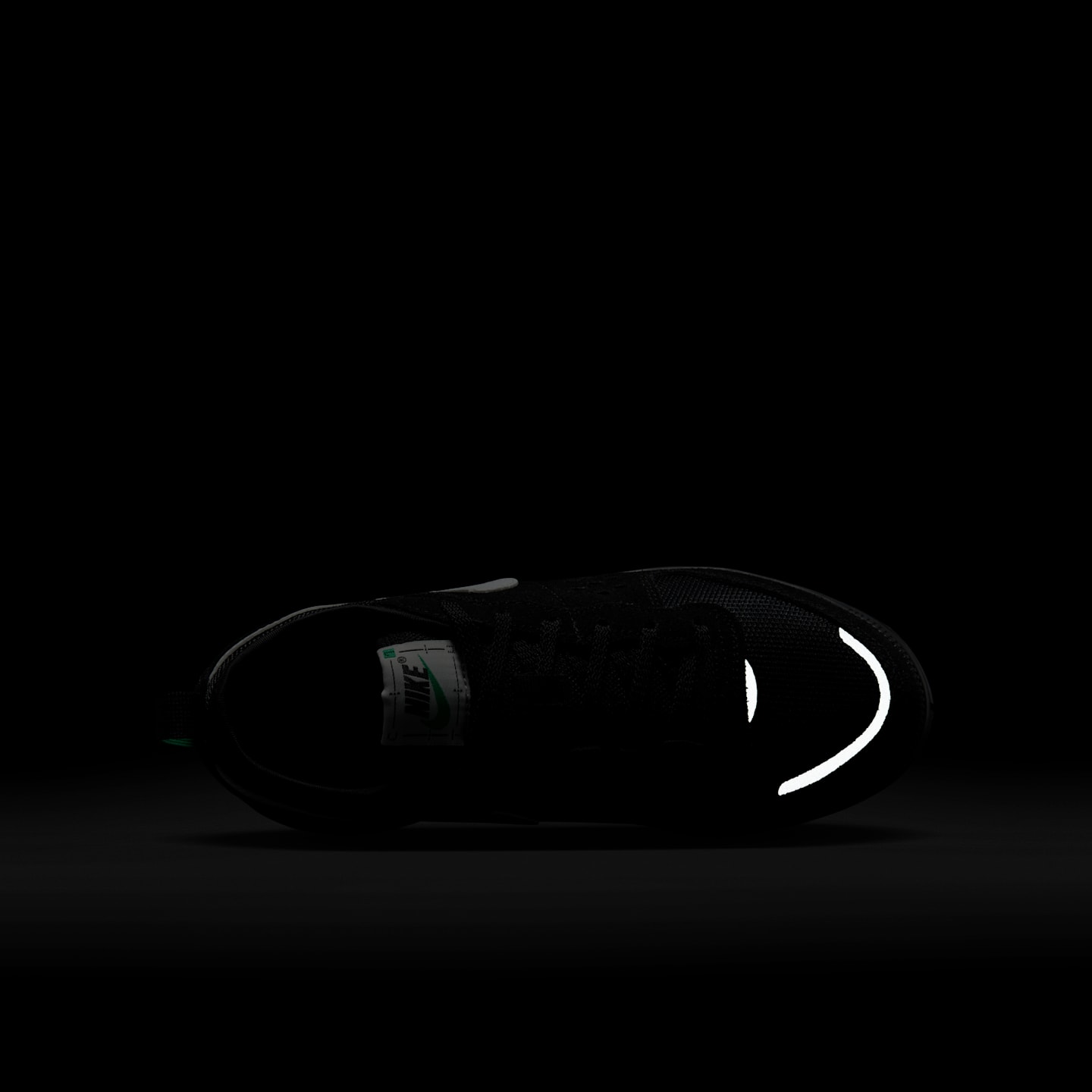 Детские кроссовки Nike C1TY "Brownstone" Shoes, цвет: Чёрный / Зелёный — фото 9