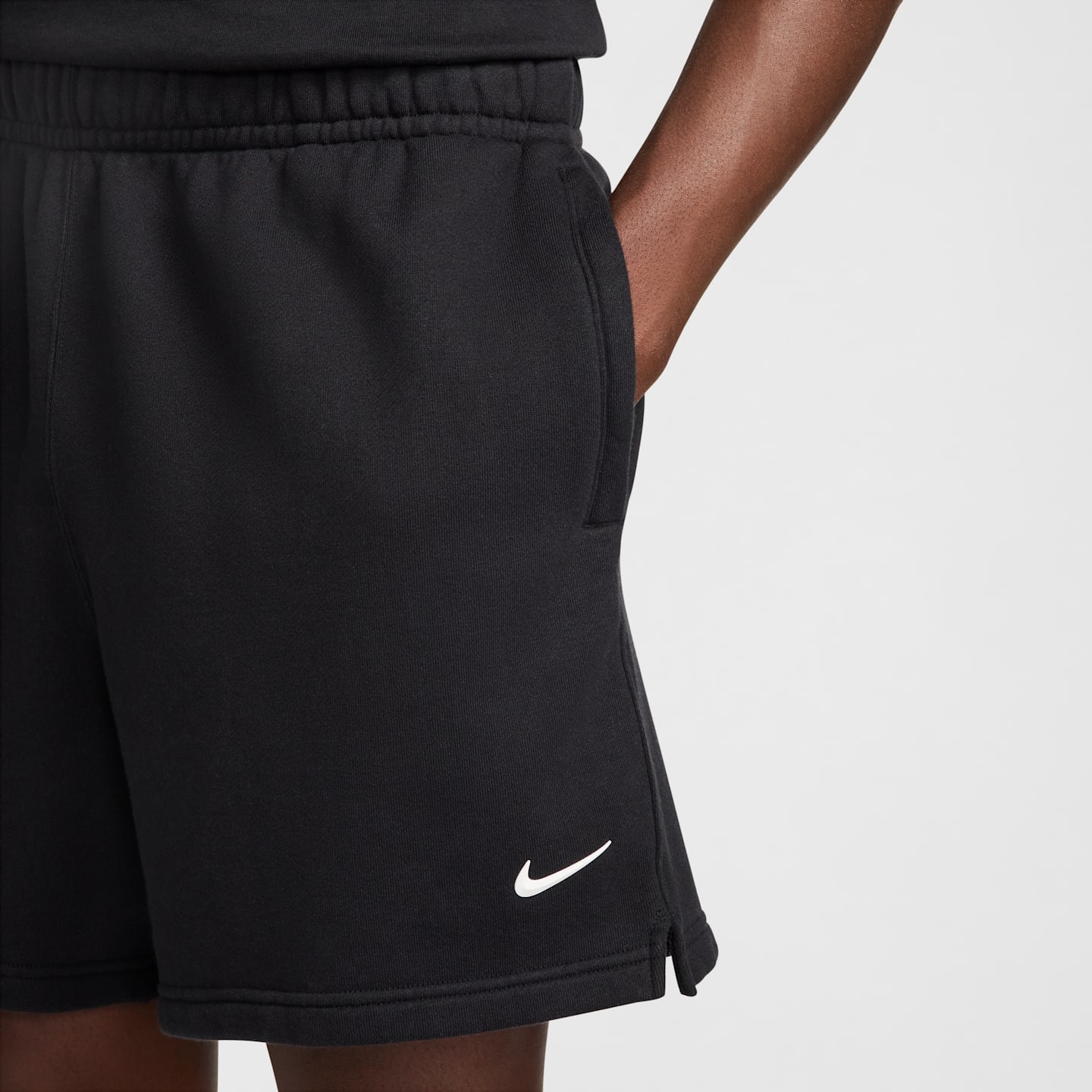 Флисовые шорты Nike Nocta Cardinal, цвет: Чёрный / Бирюзовый — фото 6
