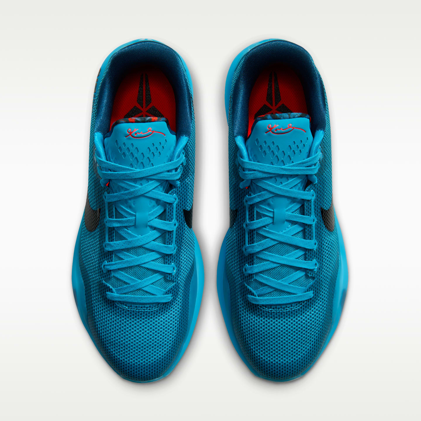 Мужские кроссовки Nike Kobe 10 Protro "Blue Lagoon" Basketball, цвет: Синий / Чёрный — фото 4