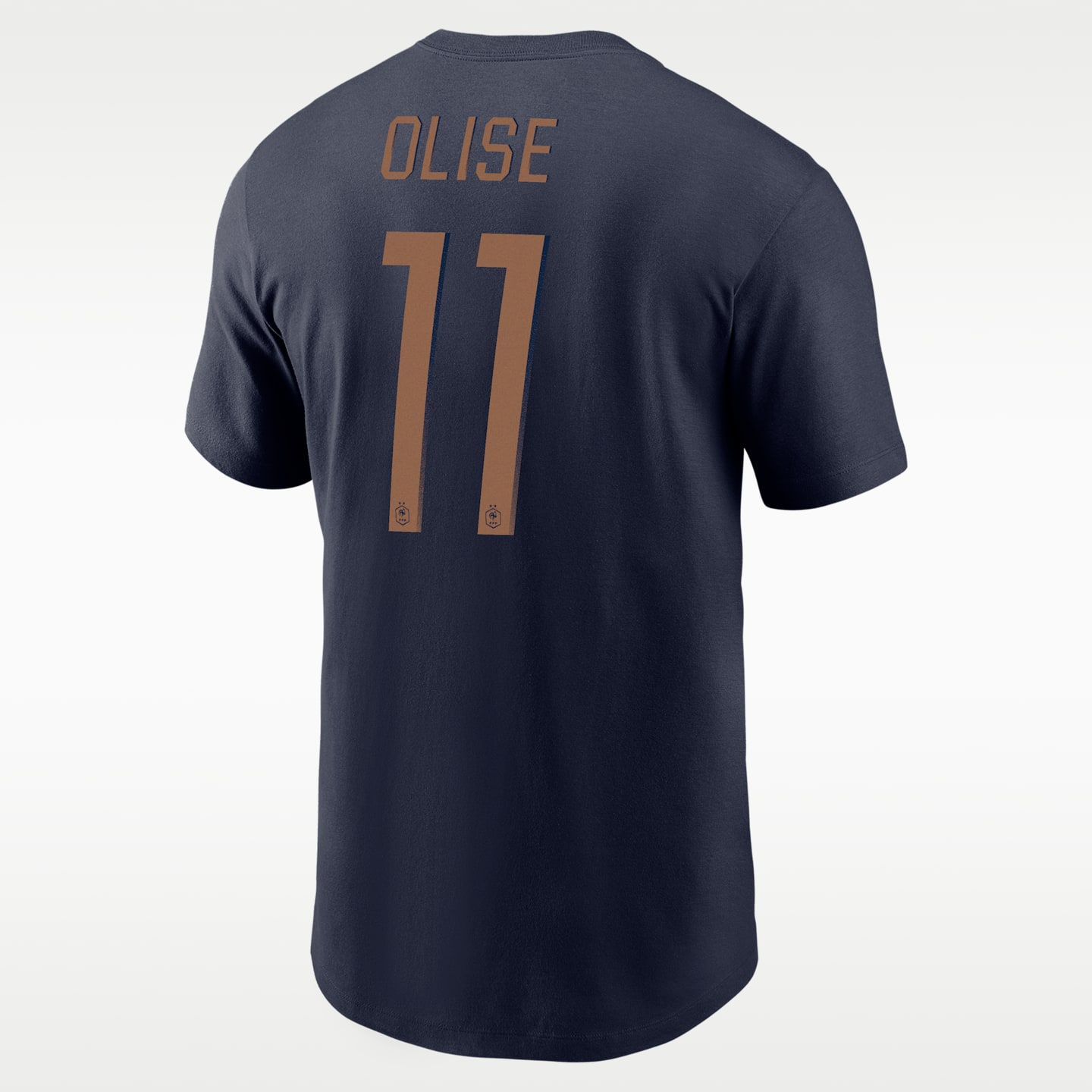 Мужская футбольная футболка Nike Michael Olise FFF, цвет: Тёмно-синий — фото 1