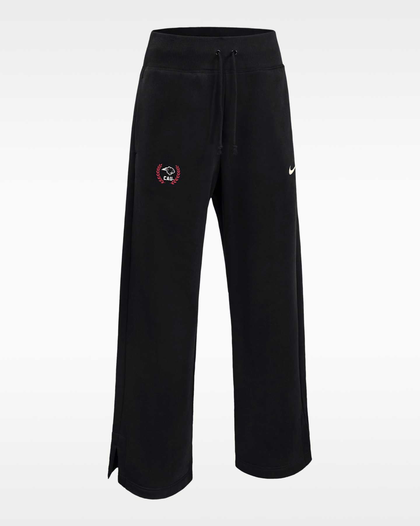 Женские флисовые брюки Nike Phoenix College Clark Atlanta University, цвет: Чёрный — фото 2
