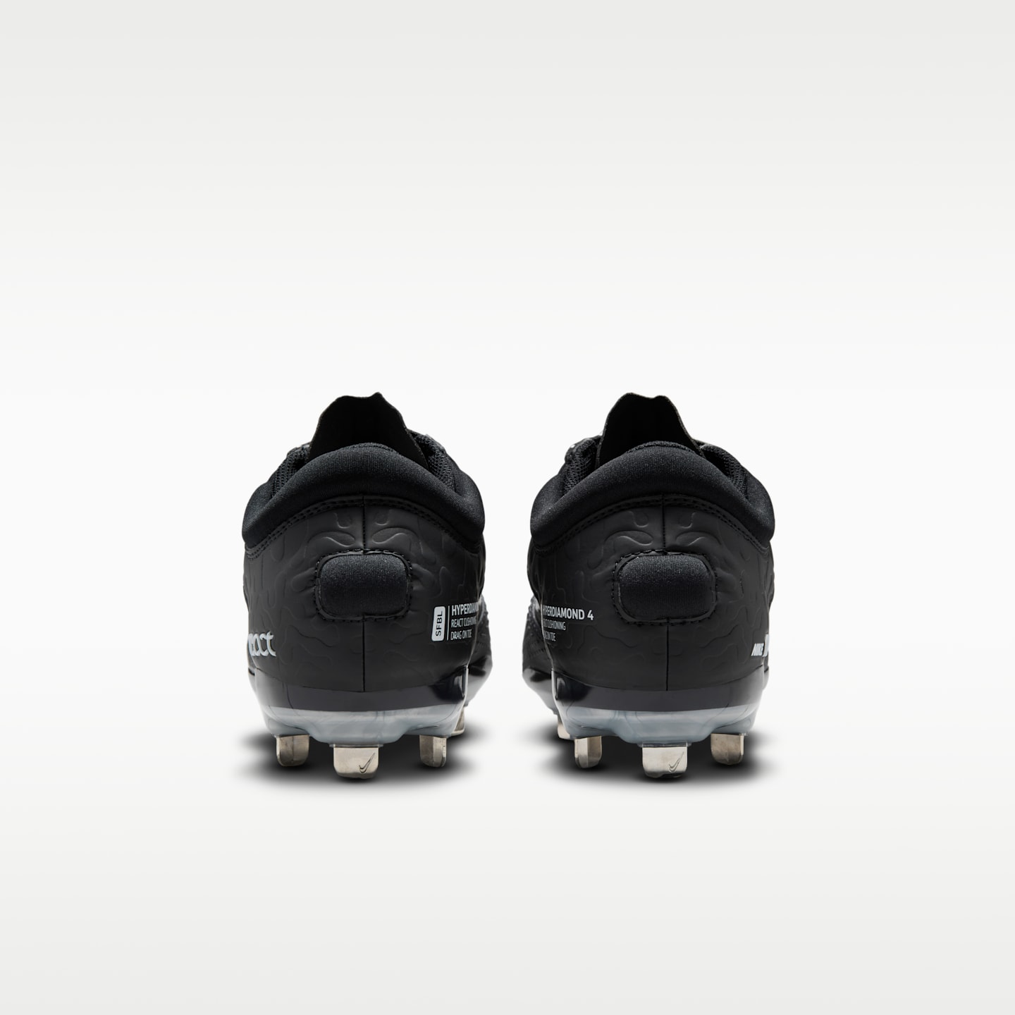 Женские бутсы Nike Hyperdiamond 4 Elite Softball Cleats, цвет: Чёрный / Железный серый — фото 6