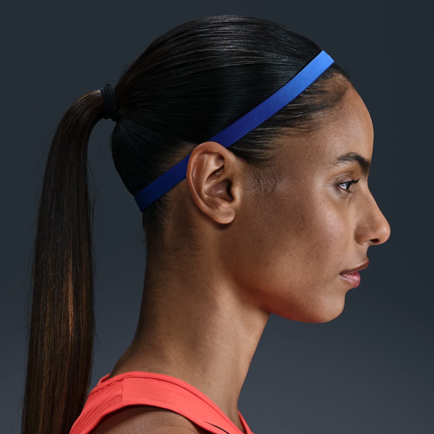 Повязки на голову Nike Flex, 6 шт, цвет: Королевский синий — фото 2