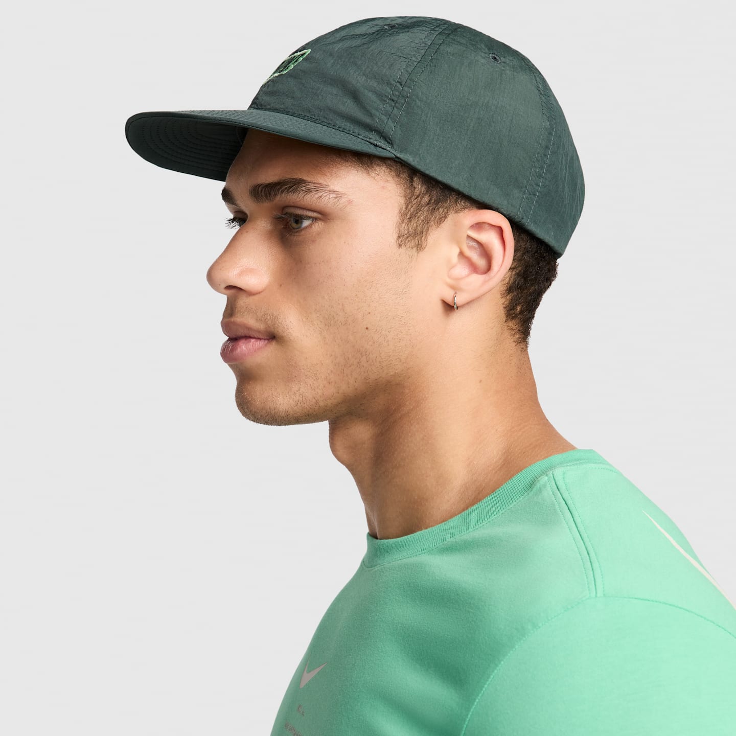 Кепка Nike Club неструктурированная с прямым козырьком, цвет: Зелёный — фото 4
