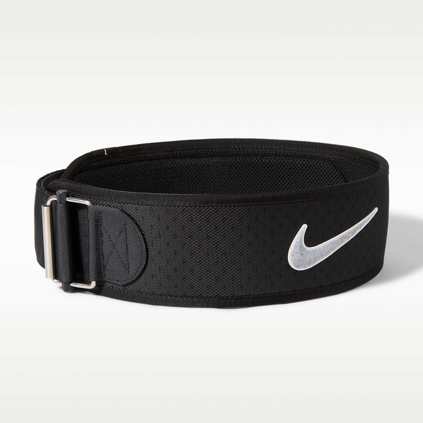 Атлетический пояс Nike, цвет: Чёрный / Белый — фото 1