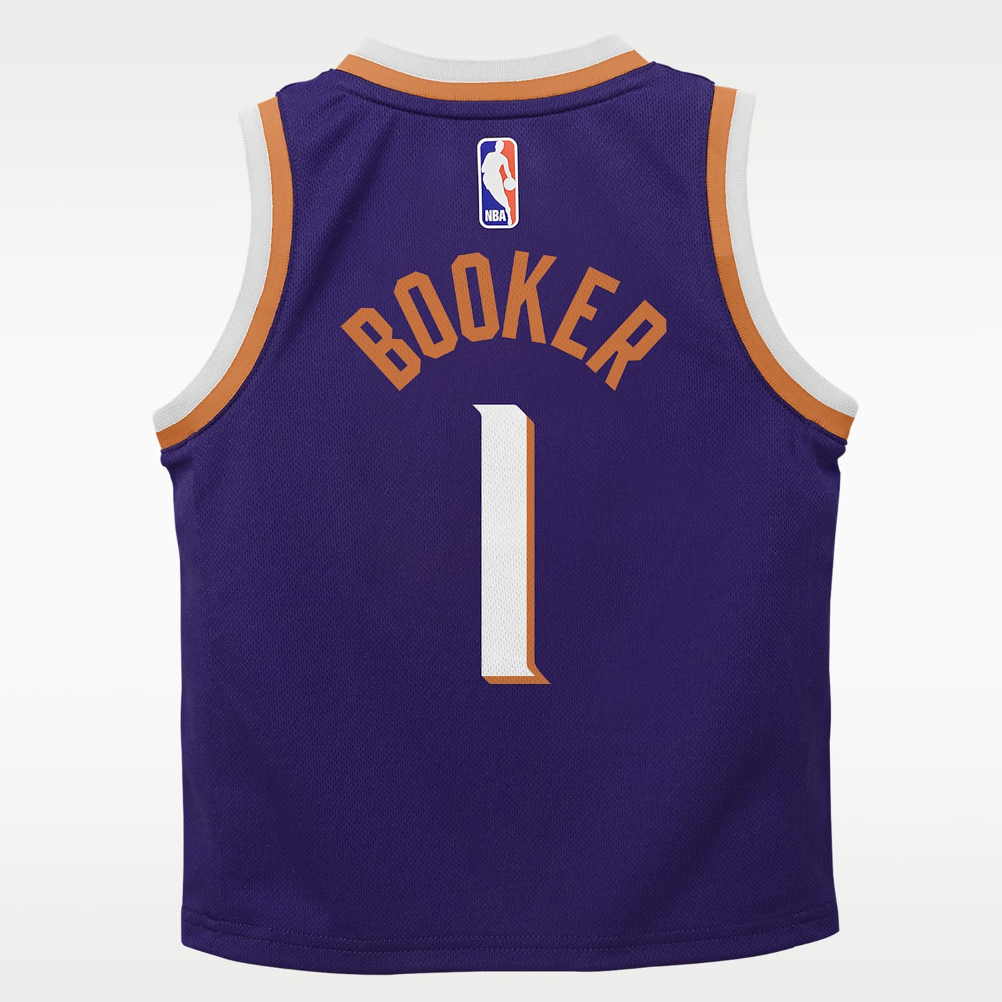 Детское боди Nike Phoenix Suns Devin Booker Icon Edition NBA, для малышей, цвет: Фиолетовый / Белый — фото 2