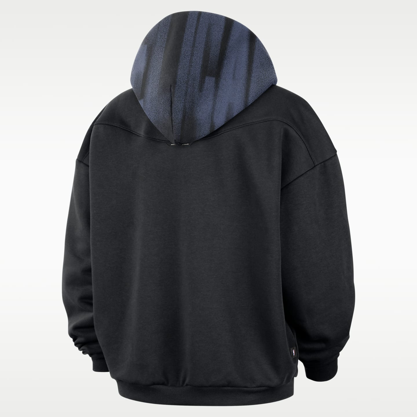 Мужское худи Nike New Orleans Pelicans Standard Issue Therma-FIT Fleece Basketball, цвет: Чёрный / Белый — фото 2