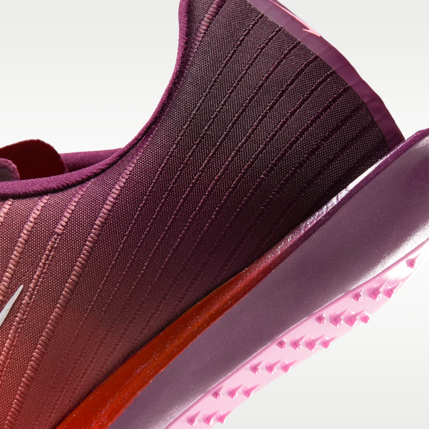 Мужские кроссовки Nike Maxfly 2 Track & Field Sprinting Spikes, цвет: Бордо / Яркий малиновый — фото 9